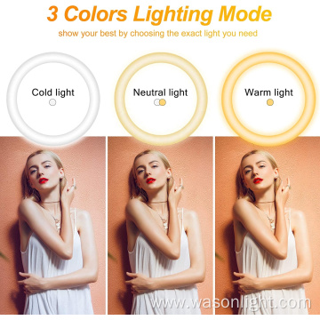Hot 10 inch Dimmable Remote Control Selfie Photographic Ring Light With Tripod Stand For TikTok Makeup And Live Stream